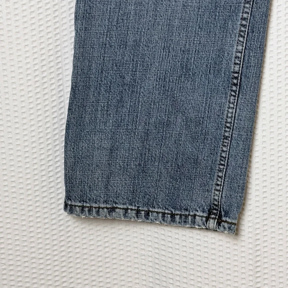 Levi's 514 Slim Rugged Jeans Men 36x30 Medium Wash Denim 100% Cotton Outdoor